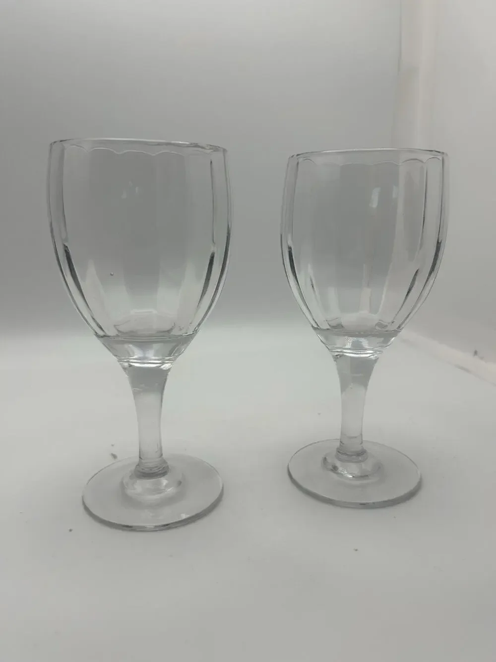 Water Goblets Set Of 2.
